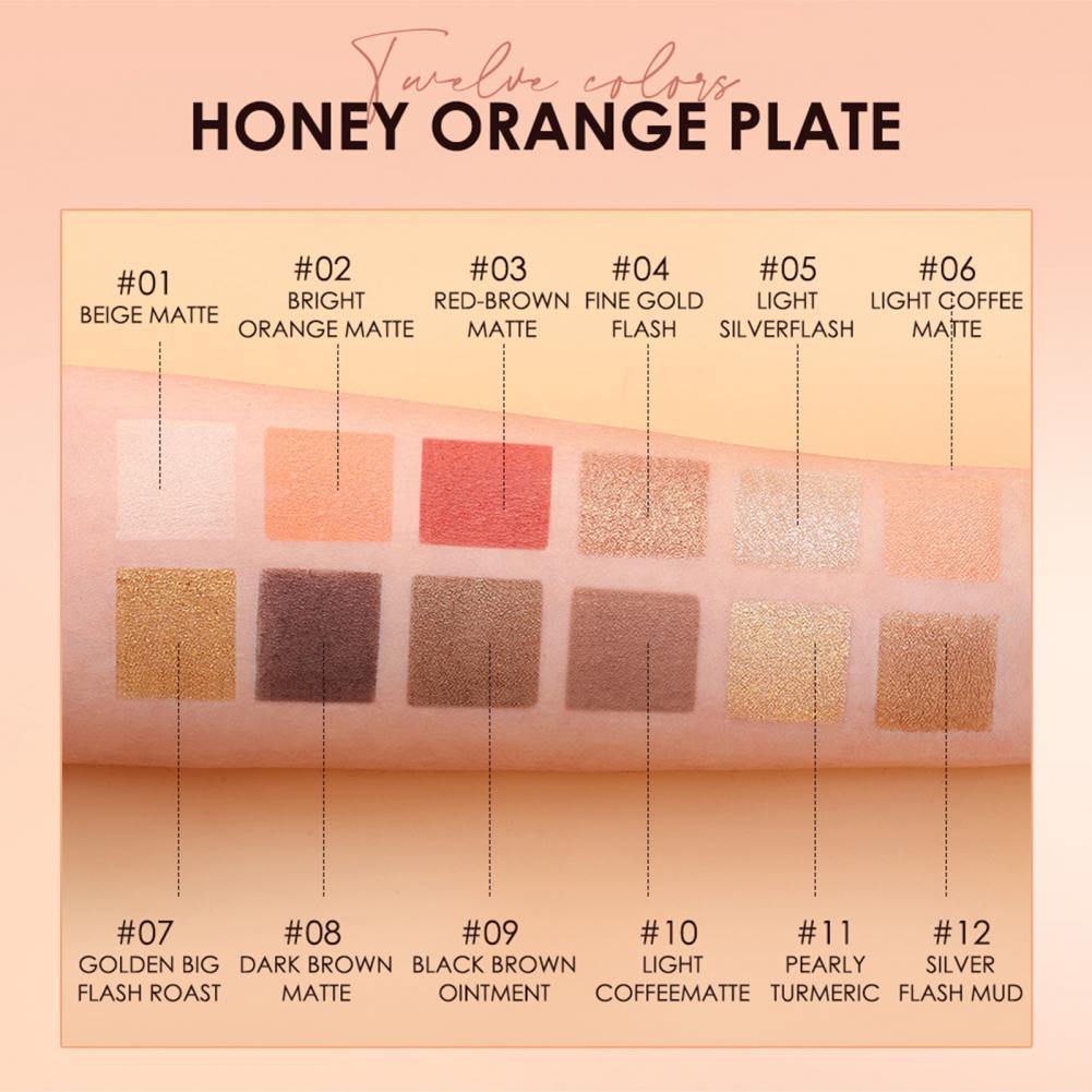 12 ColorS SHIMMER MATTe Long-LASTInG WATeRPROOF EYE SHADOW
