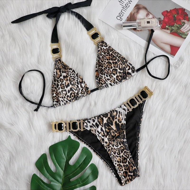 MANON DiamonaTe Leopard Bikini