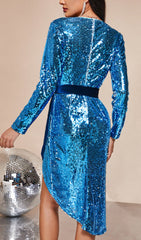 HAVERA Sequin Mini Dress