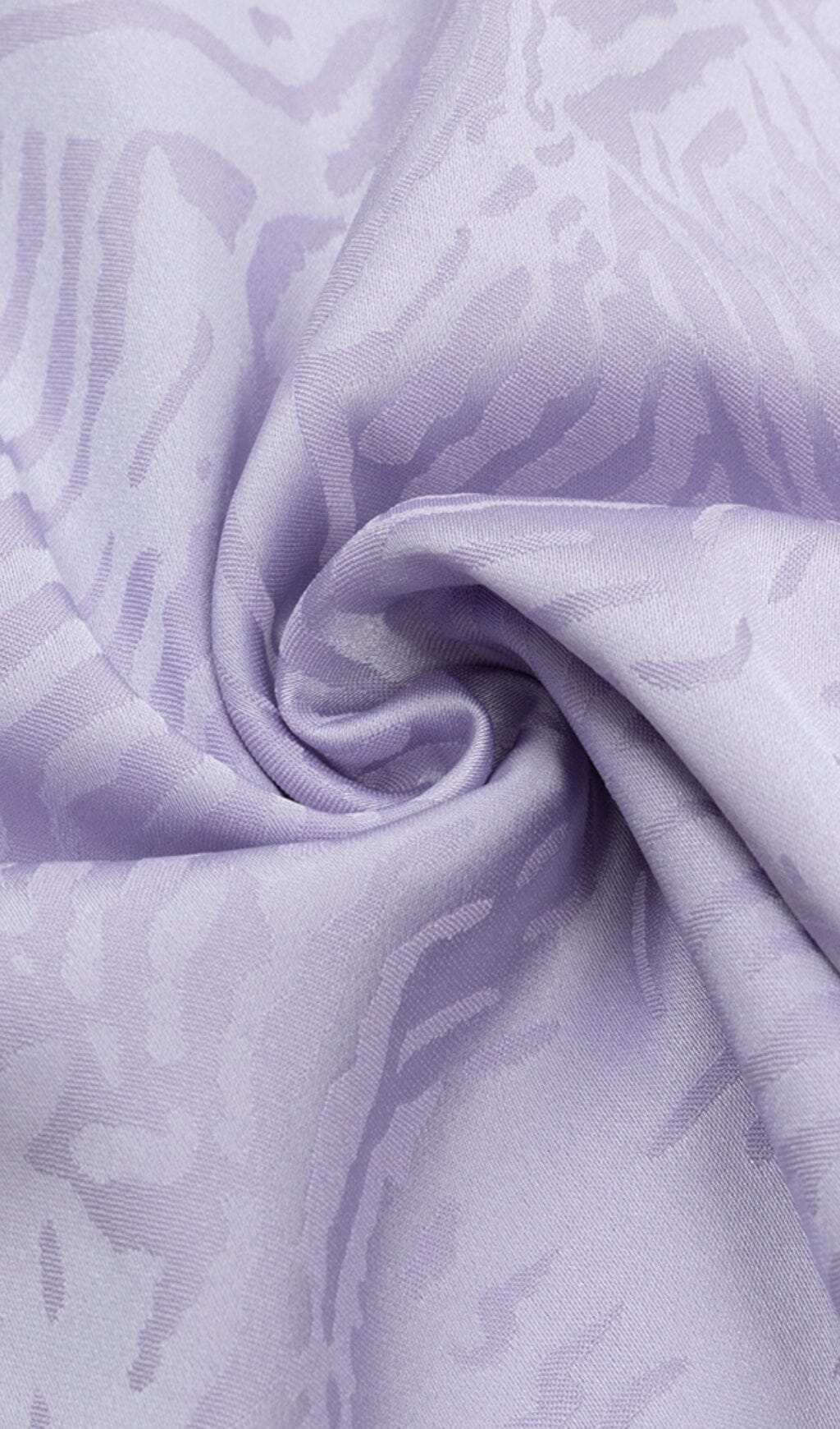 One Shoulder Satin Jumpsuit In Lavender