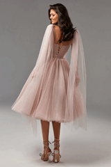 Sparkly Off Shoulder Tulle Dress