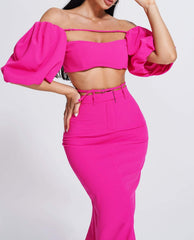 Cross Set - Hot Pink